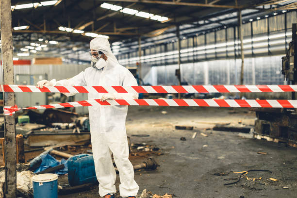 Professional Infectious Disease Decontamination technician working in Marion, KY